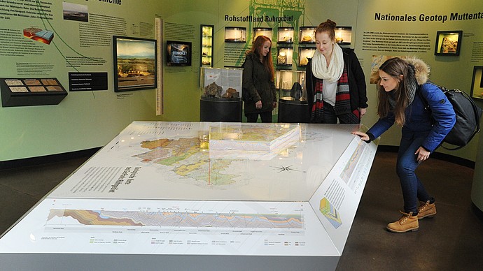 Blick in das Zentrum GeoPark Ruhrgebiet. Blick in das Zentrum GeoPark Ruhrgebiet.