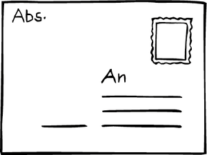 Skizze Postkarte Skizze Postkarte